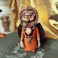 Сувенир одухотворенный магический помощник Шаманка "Сова Монгво"