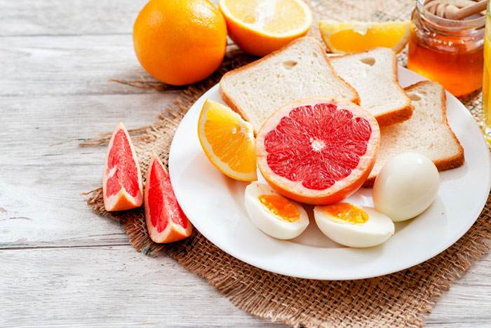 Яично-грейпфрутовая диета на 4 недели
