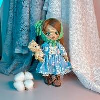 Вязанная куколка Наденька